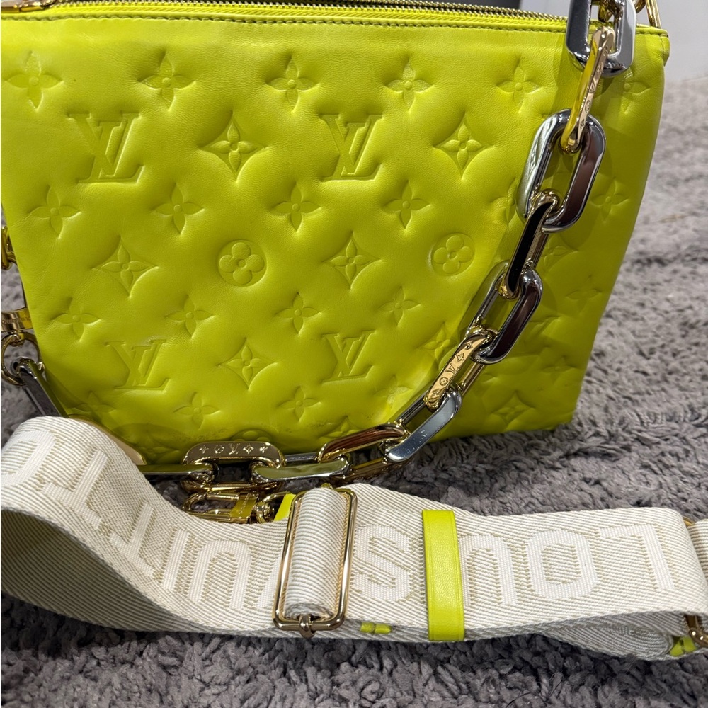 Louis Vuitton Neon Yellow Crossbody Bag